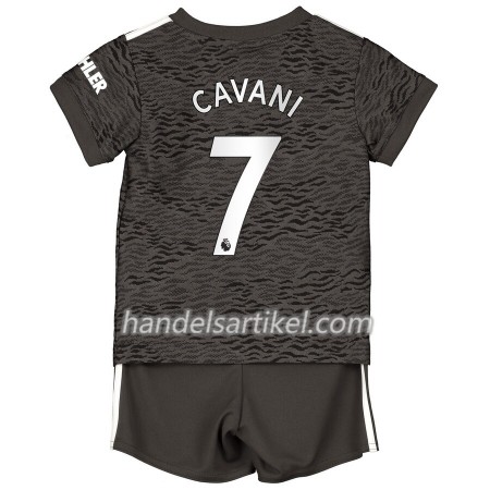 Manchester United Edinson Cavani 7 Kinder Auswärts Trikotsatz 2020/21 Kurzarm (+ Kurze Hosen)